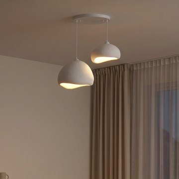 Brilagi - WABI SABI kábeles csillár 2xE27/40W/230V, Ø 70 cm, fehér