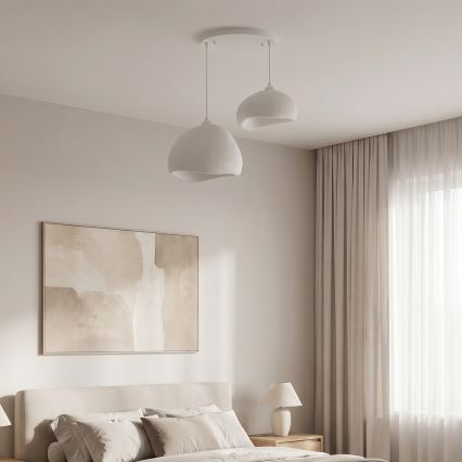 Brilagi - WABI SABI kábeles csillár 2xE27/40W/230V, Ø 70 cm, fehér