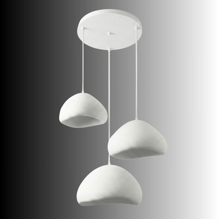 Brilagi - WABI SABI kábeles csillár 3xE27/40W/230V átm. 82 cm fehér