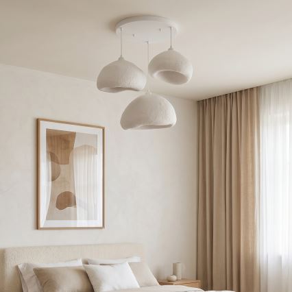 Brilagi - WABI SABI kábeles csillár 3xE27/40W/230V átm. 82 cm fehér
