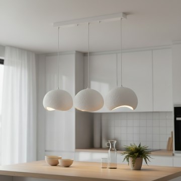 Brilagi - WABI SABI kábeles csillár 3xE27/40W/230V, fehér