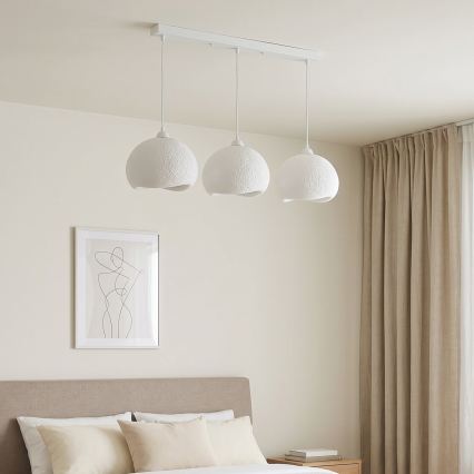 Brilagi - WABI SABI kábeles csillár 3xE27/40W/230V, fehér