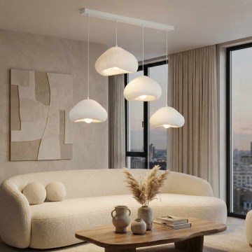 Brilagi - WABI SABI kábeles csillár 4xE27/40W/230V fehér