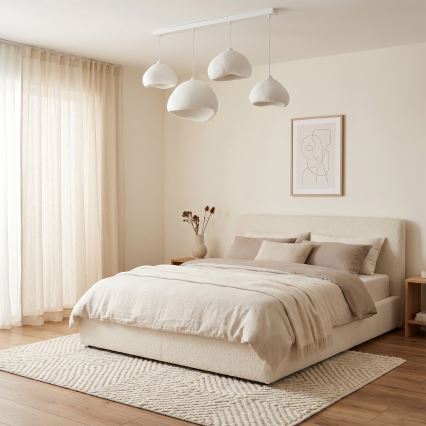 Brilagi - WABI SABI kábeles csillár 4xE27/40W/230V fehér