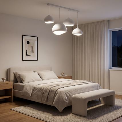 Brilagi - WABI SABI kábeles csillár 4xE27/40W/230V fehér