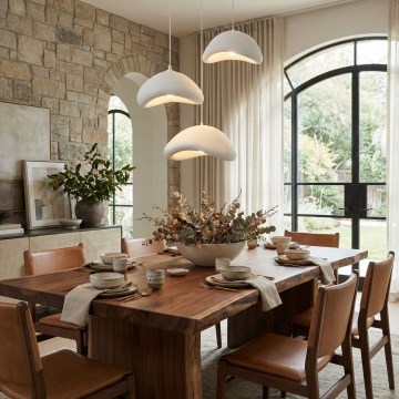 Brilagi - WABI SABI kábeles függeszték 3xE27/40W/230V, Ø 82 cm, fehér