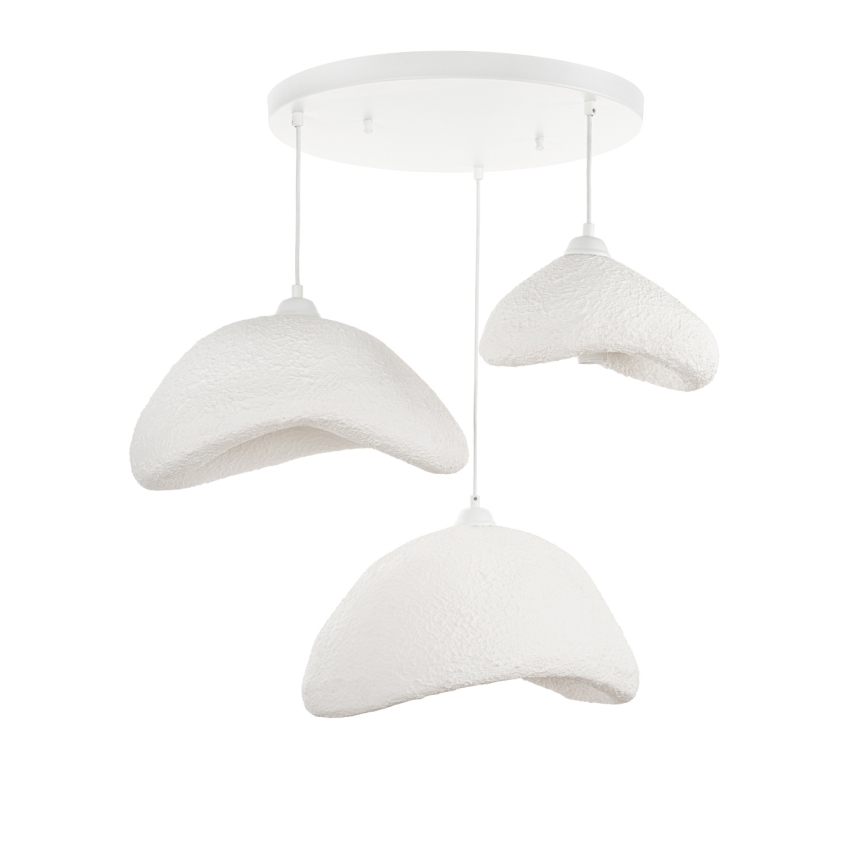 Brilagi - WABI SABI kábeles függeszték 3xE27/40W/230V, Ø 82 cm, fehér