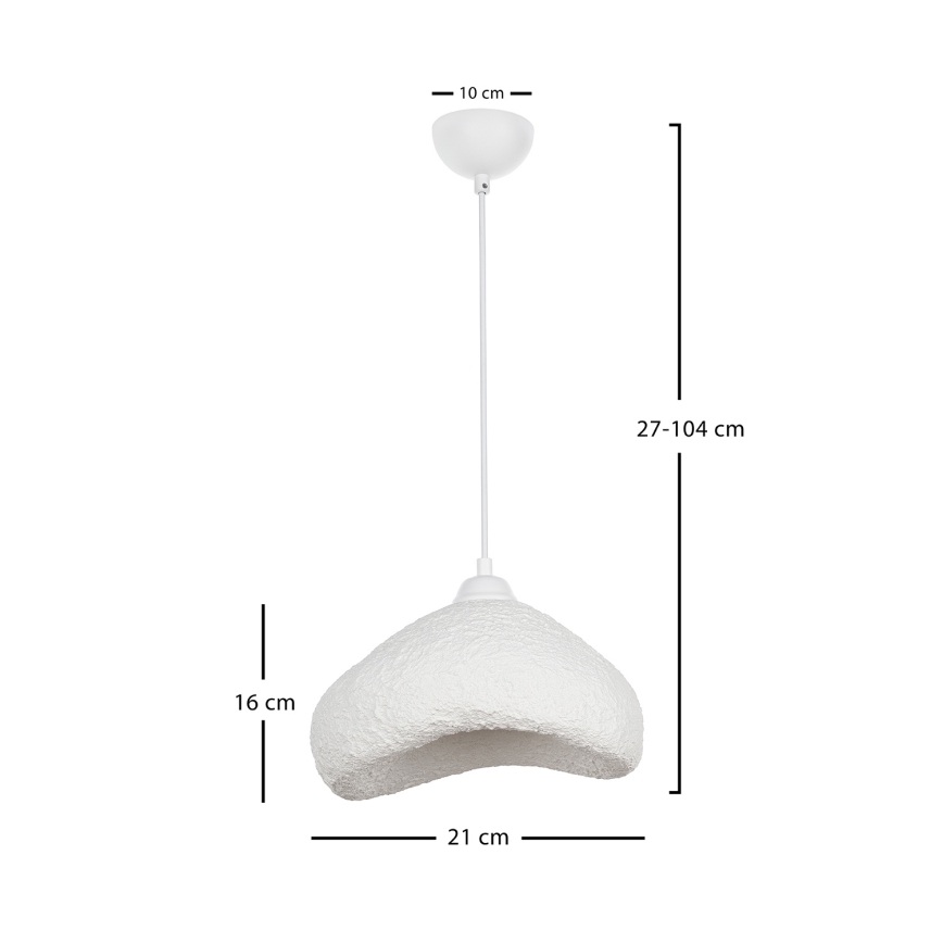Brilagi - WABI SABI kábeles függőlámpa, 1xE27/40W/230V, Ø 30 cm, fehér