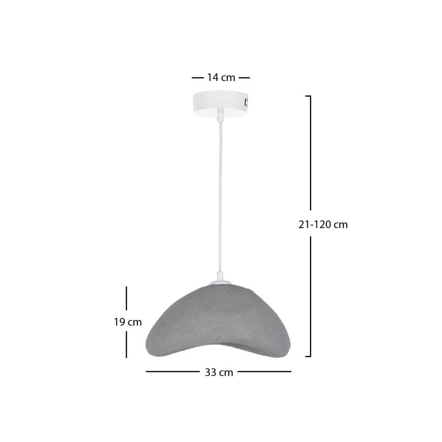 Brilagi - WABI SABI kábeles függőlámpa 1xE27/40W/230V, Ø 33 cm, szürke