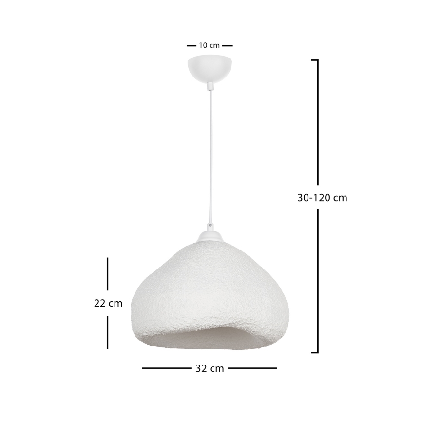Brilagi - WABI SABI kábellel szerelt függőlámpa 1xE27/40W/230V Ø 32 cm fehér