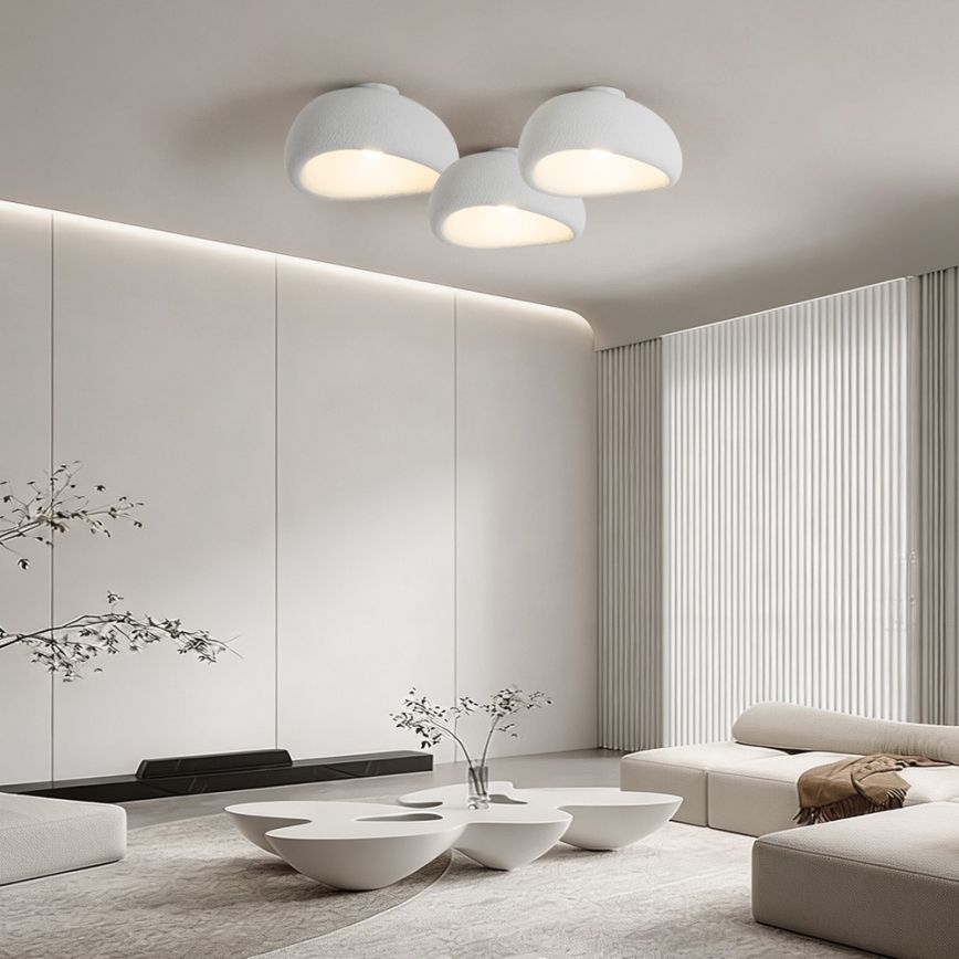 BRILAGI - WABI SABI mennyezeti lámpatest 1xE27/60W/230V, átmérő 40 cm, fehér