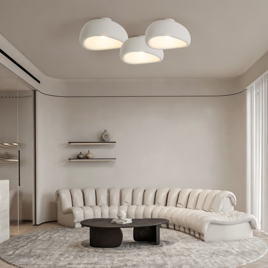 BRILAGI - WABI SABI mennyezeti lámpatest 1xE27/60W/230V, átmérő 40 cm, fehér