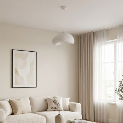Brilagi - WABI SABI zsinóros függőlámpa 1xE27/40W/230V, átmérő 32 cm, fehér