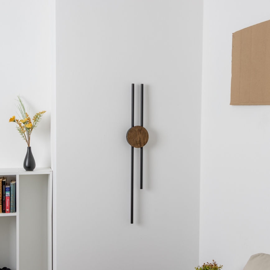 Brilagi - LED Fali lámpa WOODY COLLINE LED/15W/230V 80 cm tölgy dió