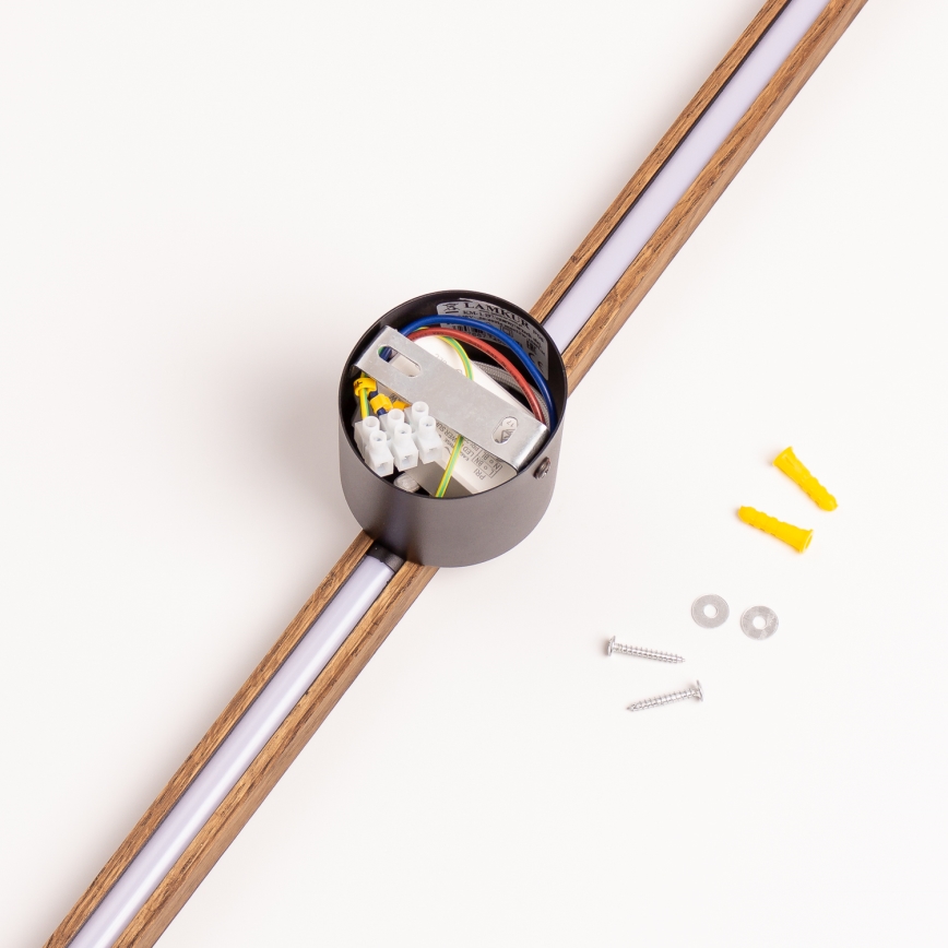 Brilagi - WOODY LINE LED fali lámpatest LED/7W/230V 4000K 60 cm tölgy-dió