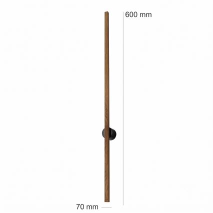 Brilagi - WOODY LINE LED fali lámpatest LED/7W/230V 4000K 60 cm tölgy-dió