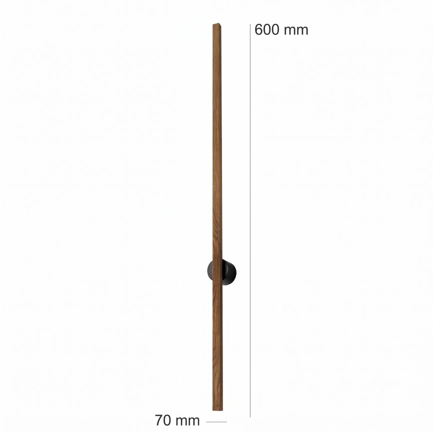 Brilagi - WOODY LINE LED fali lámpatest LED/7W/230V 4000K 60 cm tölgy-dió