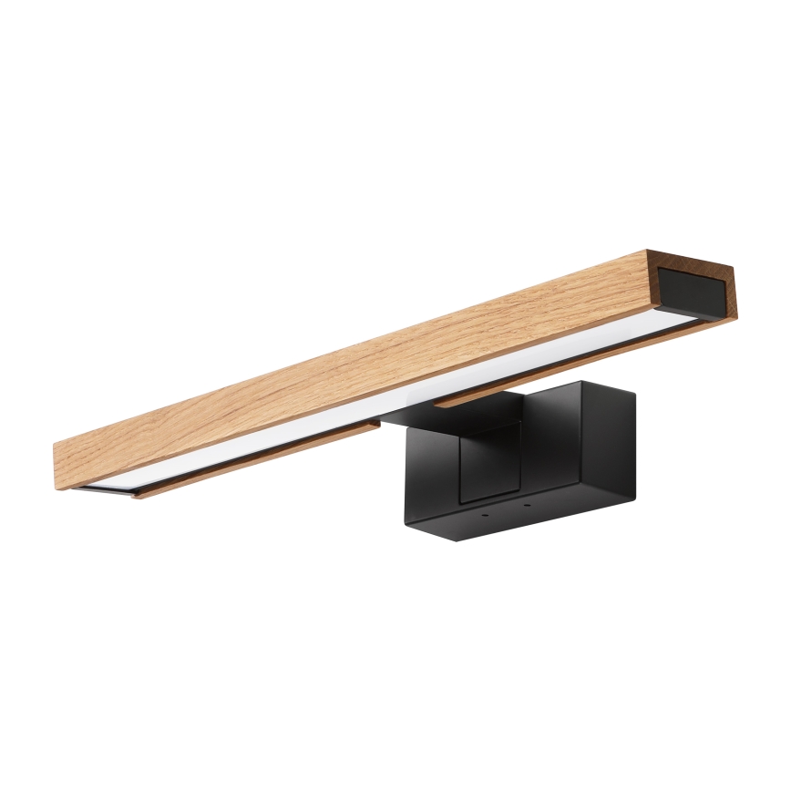 Brilagi - LED fürdőszobai tükörvilágítás 3 az 1-ben WOODY MIRROR LED/8W/230V IP44 fekete/tölgy