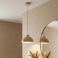 BRILAGI - Zsinóros csillár MOON 1xE27/60W/230V Ø 18 cm bézs/arany