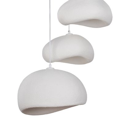 Brilagi - Zsinóros függeszték WABI SABI 3xE27/40W/230V Ø 76 cm fehér