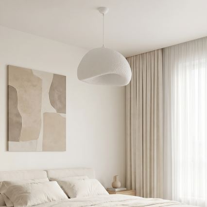 Brilagi - Zsinóros függőlámpa WABI SABI 1xE27/40W/230V, átmérő 50 cm, fehér