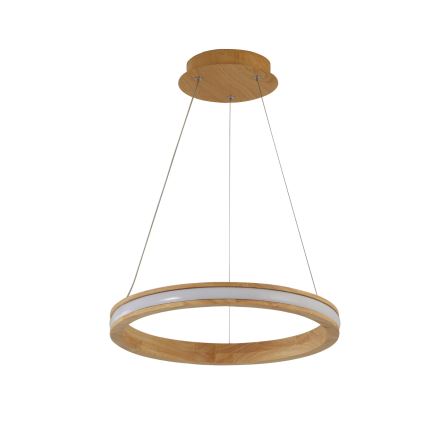 Brilagi - zsinóros LED függeszték UMEA WOOD LED/30W/230V átm. 40 cm fa