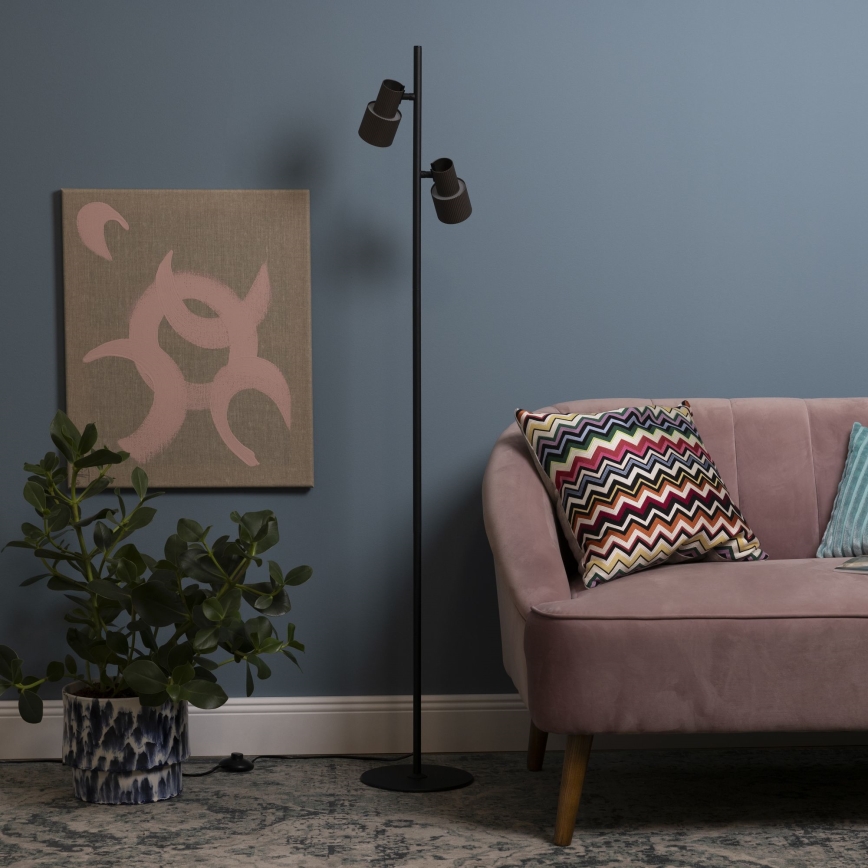 Brilliant - Állólámpa CADIZ 2xGU10/10W/230V bronz