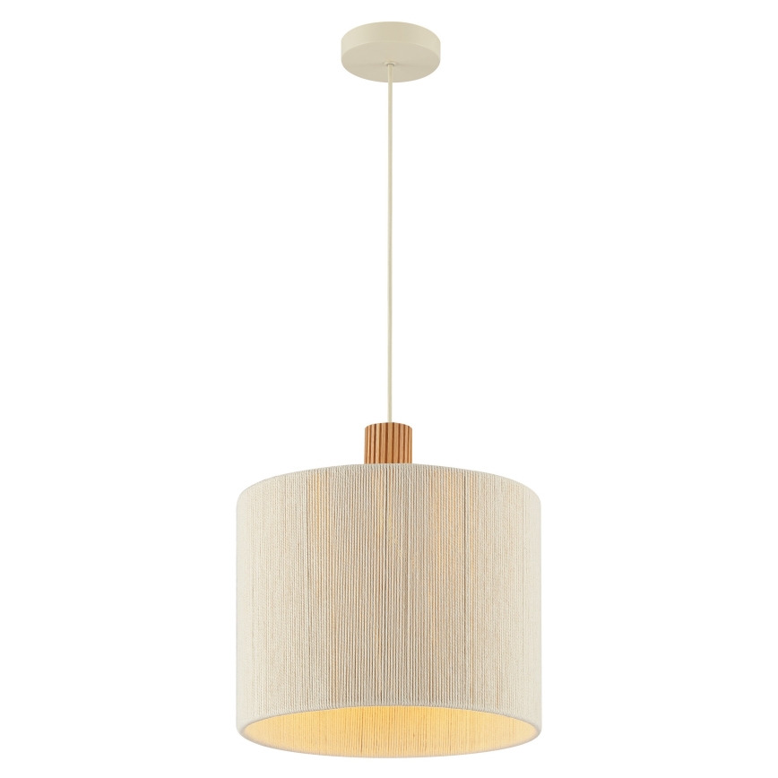 Brilliant - ARLO kábeles függeszték 1xE27/20W/230V Ø 35 cm krémszínű