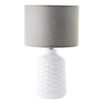 Brilliant - Asztali lámpa ILYSA 1xE14/40W/230V fehér/szürke