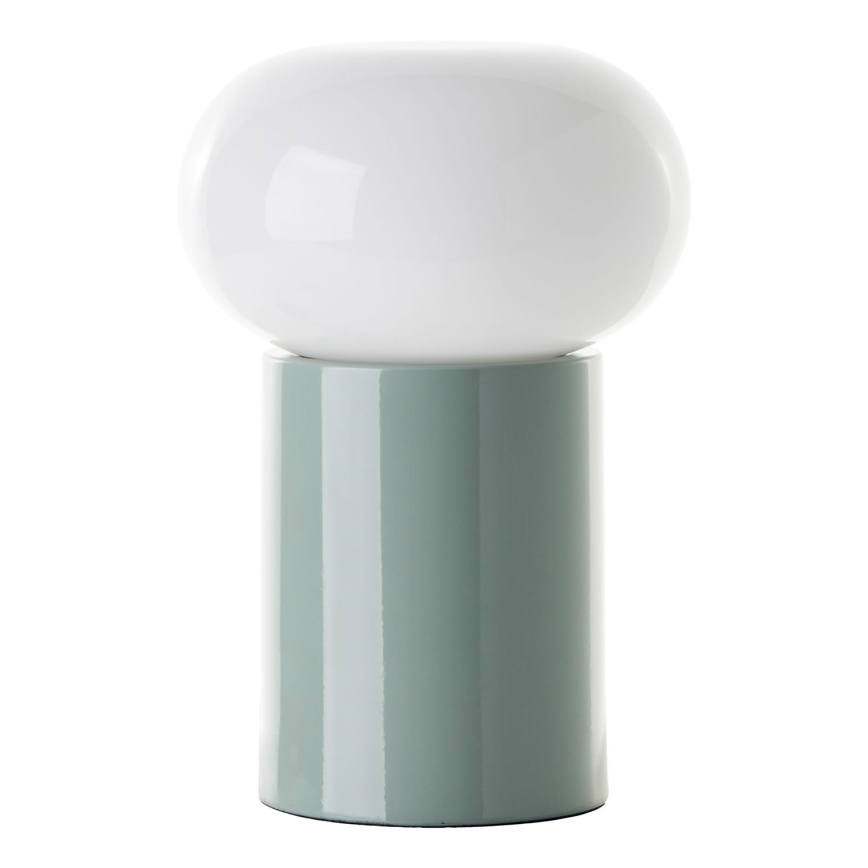 Brilliant - Asztali lámpa KNUT 1xE27/25W/230V zöld/fehér