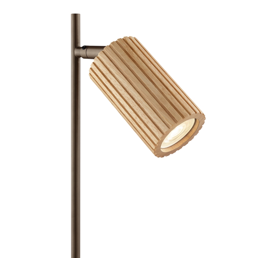 Brilliant - Asztali lámpa LAKEWOOD 1xGU10/10W/230V barna