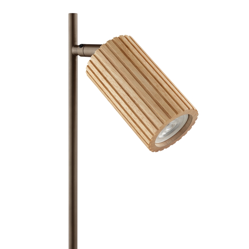 Brilliant - Asztali lámpa LAKEWOOD 1xGU10/10W/230V barna