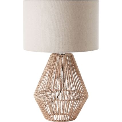 Brilliant - Asztali lámpa LARAINE 1xE27/42W/230V bézs