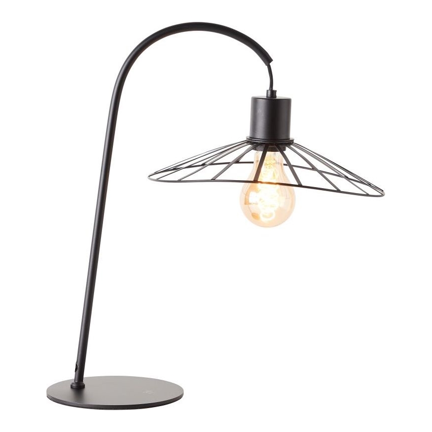 Brilliant - Asztali lámpa LEIKA 1xE27/52W/230V fekete