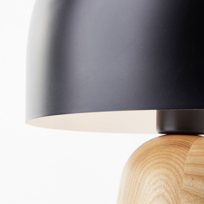 Brilliant - Asztali lámpa NALAM 1xE14/40W/230V fekete/kőris