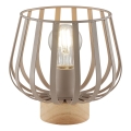 Brilliant - Asztali lámpa NORDIC CAGE 1xE27/20W/230V bézs