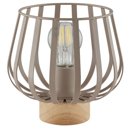 Brilliant - Asztali lámpa NORDIC CAGE 1xE27/20W/230V bézs