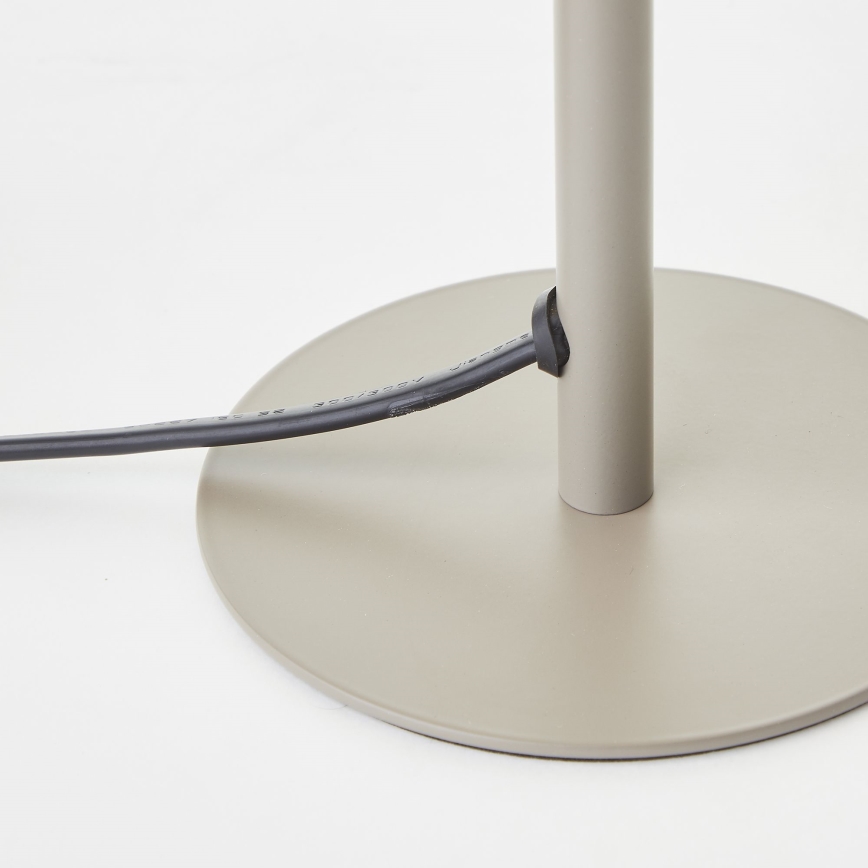 Brilliant - Asztali lámpa PETITE 1xE14/28W/230V szürke