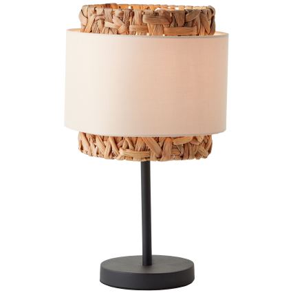 Brilliant - Asztali lámpa WATERLILLY 1xE27/60W/230V krémes