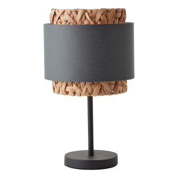 Brilliant - Asztali lámpa WATERLILLY 1xE27/60W/230V szürke