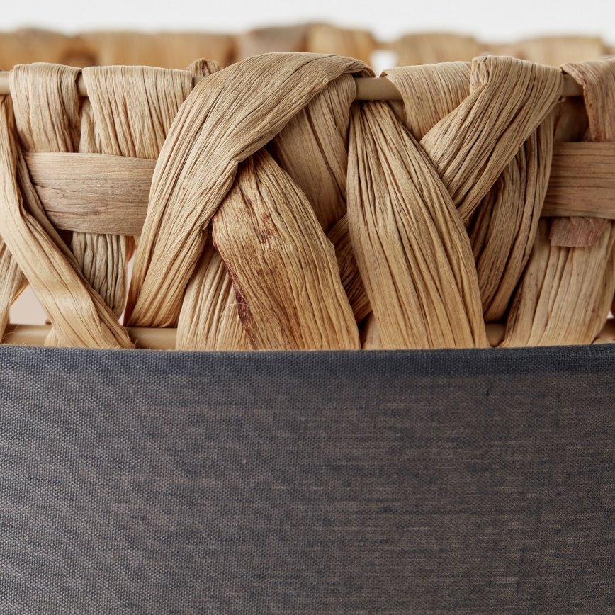 Brilliant - Asztali lámpa WATERLILLY 1xE27/60W/230V szürke