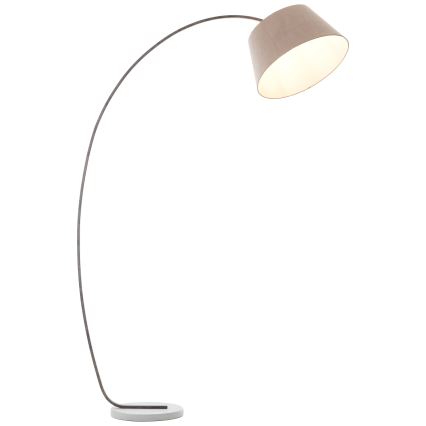 Brilliant - BROK állólámpa 1xE27/60W/230V taupe