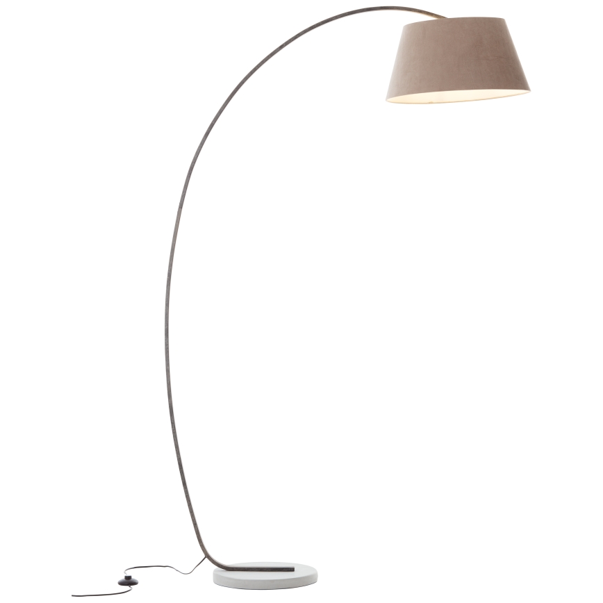 Brilliant - BROK állólámpa 1xE27/60W/230V taupe