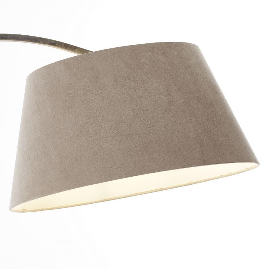 Brilliant - BROK állólámpa 1xE27/60W/230V taupe