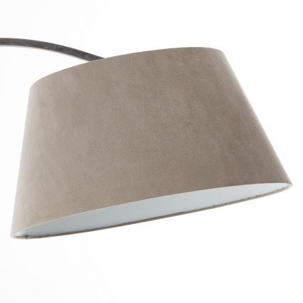 Brilliant - BROK állólámpa 1xE27/60W/230V taupe
