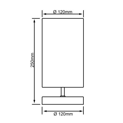 Brilliant - CLARIE asztali lámpa 1xE14/40W/230V matt króm/fehér