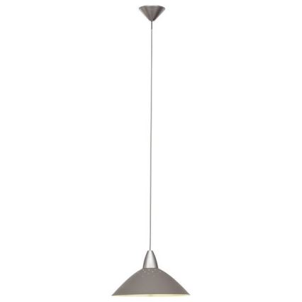 Brilliant – Csillár on a String LOGO 1×E27/60W/230V Grey