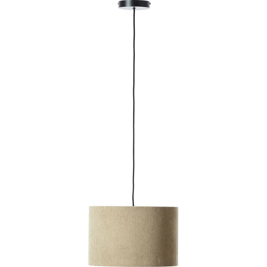 Brilliant - Csillár zsinóron TONY 1xE27/20W/230V átm. 35 cm barna