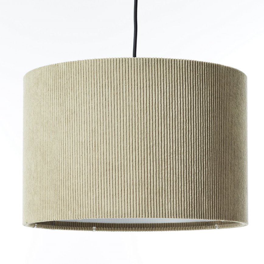 Brilliant - Csillár zsinóron TONY 1xE27/20W/230V átm. 35 cm barna