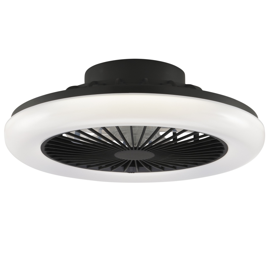 Brilliant - LED dimmelhető mennyezeti lámpatest ventilátorral MONTERO LED/20W/230V 2700-6500K átm. 42 cm fekete + távirányító